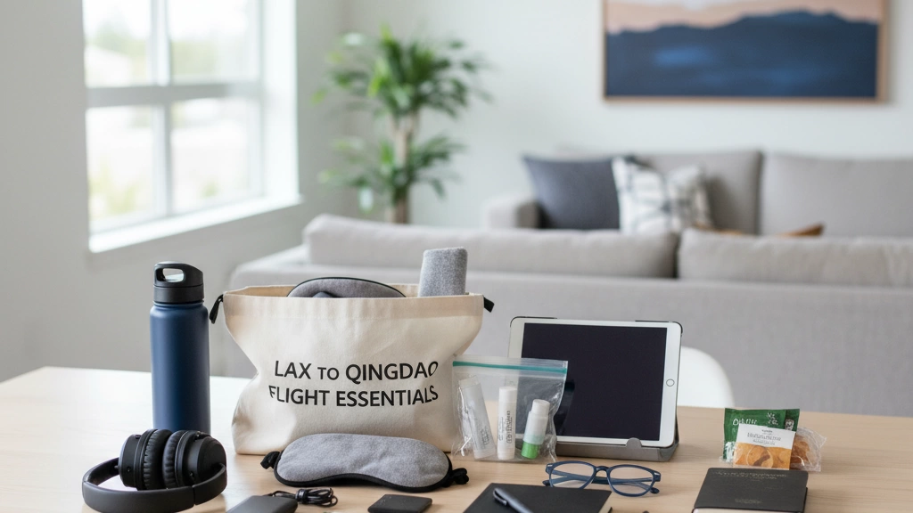 LAX to Qingdao 15-Hour Flight Survival Kit