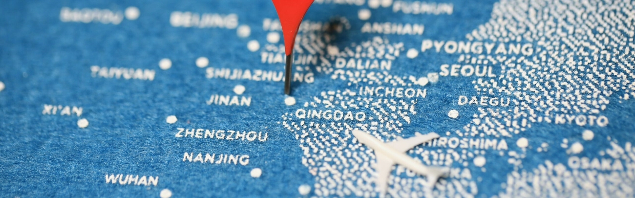 Qingdao Transportation and Arrival Map