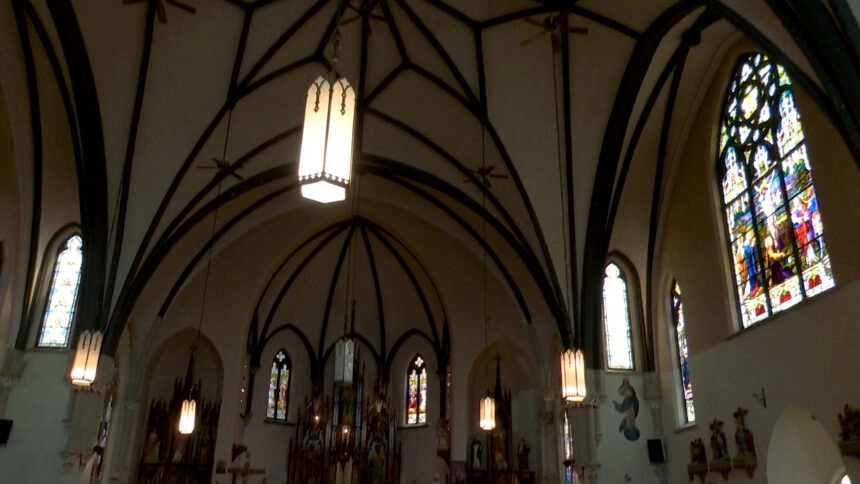 Twin Spires Catholic Church Architecture Exterior