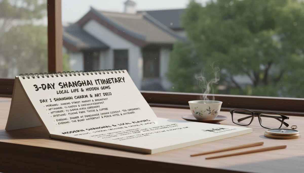 3-day Shanghai itinerary with local life and hidden gems