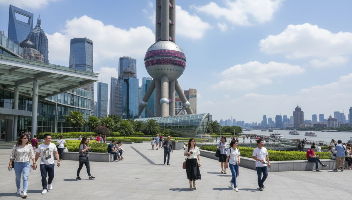 Oriental Pearl Tower Architectural and Visitor Features