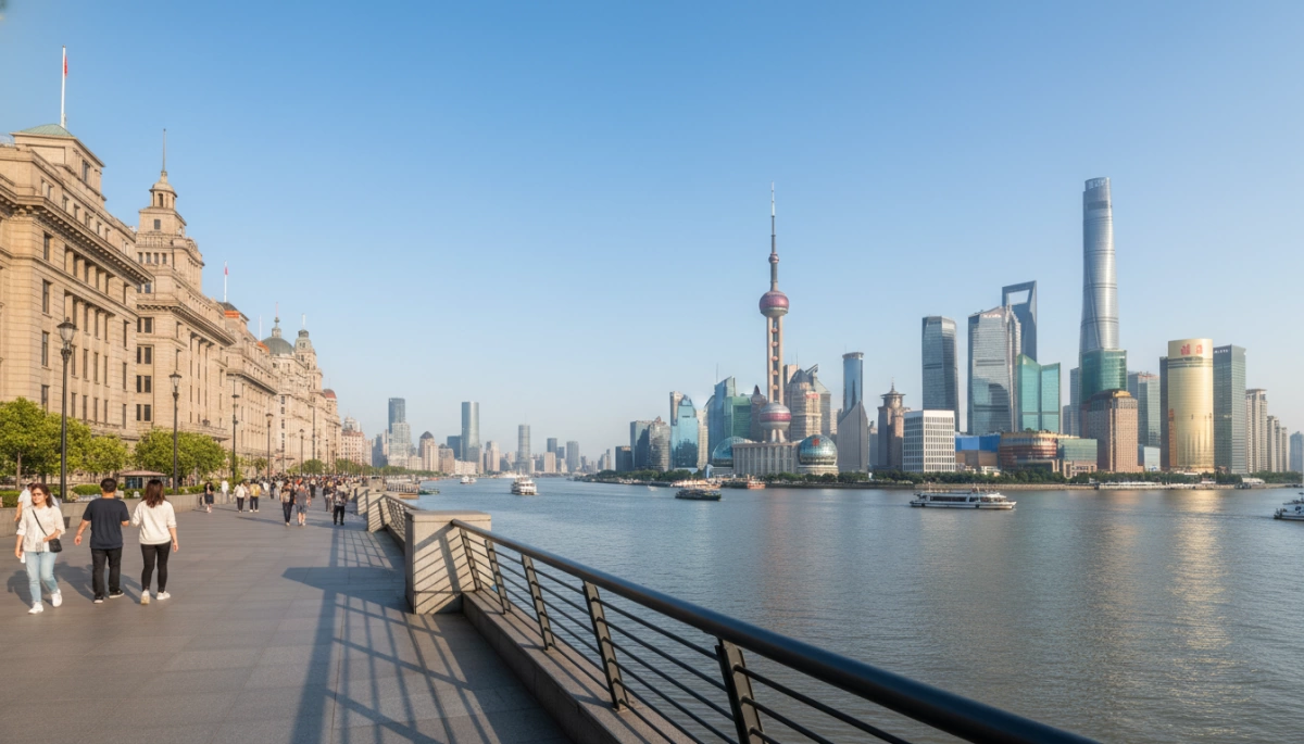Shanghai Attractions with The Bund Views