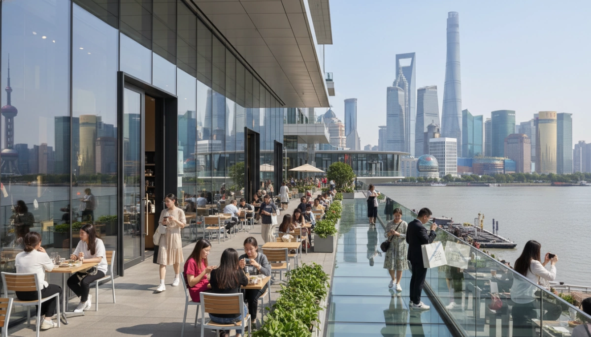 The Bund Riverside Dining and Shopping Experience