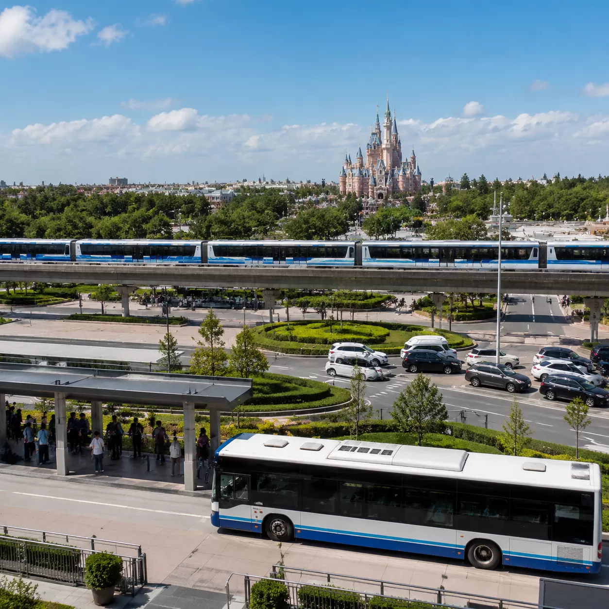 Transportation options for Shanghai Disneyland