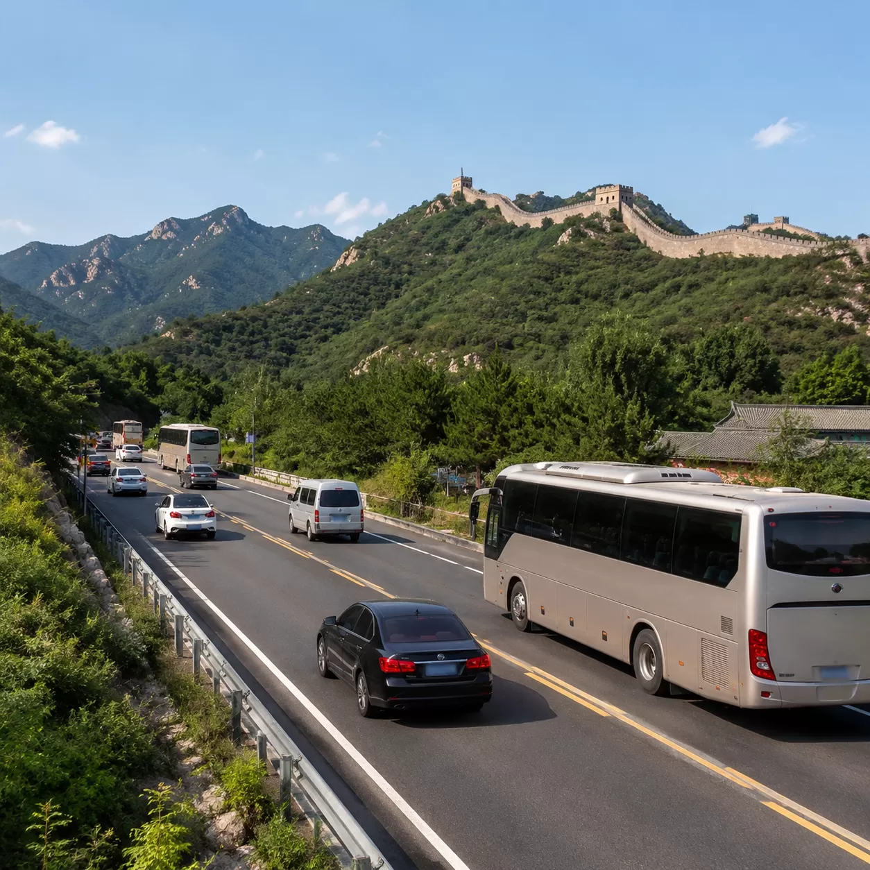 Transportation options from Downtown Beijing to the Great Wall